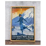 Chamonix Mont Blanc 8th Winter Olympics Poster