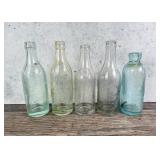 Collection of Butte Montana Soda Bottles