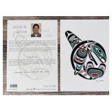 Joseph Wilson Coastal Salish Silk Screen Print