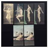 Art Deco French Nude Hand Tinted Photos