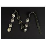 Navajo Sterling Silver Concho Belt