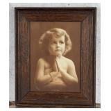 Morning Prayer Sepia Tone Print