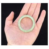 Chinese Green Jade Bangle Bracelet