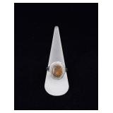 Agate Sterling Silver Ring