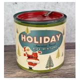 Holiday Pipe Mixture Tobacco Tin Can