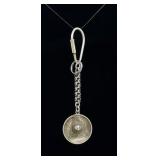 Taxco Mexico Sterling Silver Sombrero Key Chain