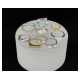 Collection of Sterling Silver Rings