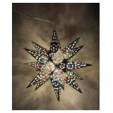 Moravian Star Pierced Tin Christmas Light