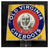 Old Virginia Cheroots Black Americana Sign