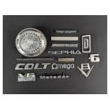 Collection Of Automobile Fender Emblems