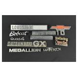 Collection Of Automobile Fender Emblems
