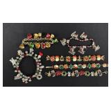 Costume Jewelry Christmas Bracelets
