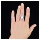 Sterling Silver Mother of Pearl Ring