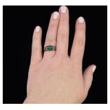 Sterling Silver Malachite Ring