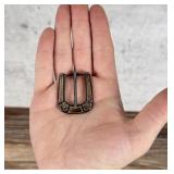 Sterling Silver Cowboy Belt Buckle