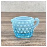 Fenton Glass Hobnail Creamer