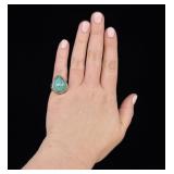 Barse Sterling Silver Turquoise Ring