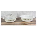 Fire King Meadow Casserole Dishes