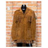 Vintage Schott Western Leather Fringe Jacket