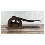 Cast Iron Champion Knife Plug Cut Tobacco Cutter