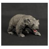 Japanese Ainu Carved Wood Bear
