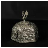 Colonial India Silverplate Jewelry Box