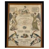 1825 Pennsylvania Dutch Birth Certificate