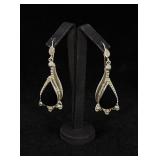 Sterling Silver Onyx Earrings