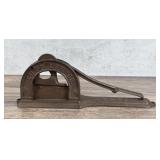 Cast Iron Cupples Arrow Plug Cut Tobacco Cutter