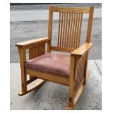 Mission Oak Rocking Chair