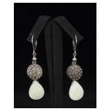 Sterling Silver Mother of Pearl Earrings