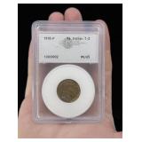 1918 P Buffalo Nickel MS65 AGS