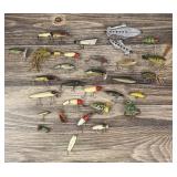 Collection of Vintage Fishing Lures