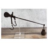Antique Cast Iron Steelyard Hanging Scale