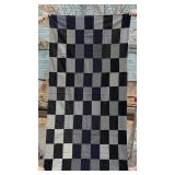 Antique Checkerboard Farmhouse Quilt