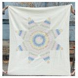 Antique Lydia Ann Spangler Cherokee Indian Quilt