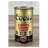 Coors Golden Export Lager Beer Flat Top Can