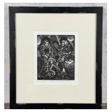 Dale DeArmond Home Place Woodblock Print