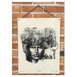 B.J. Williams The Phantom Montana Marble Plaque