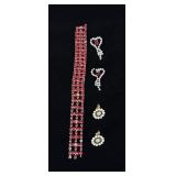 Collection of Rhinestone Costume Jewelry
