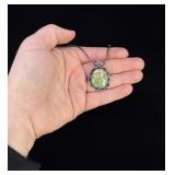 Navajo Sterling Silver Turquoise Necklace