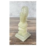 Mexican Carved Onyx Aztec Figure