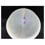 Sterling Silver Amethyst Necklace