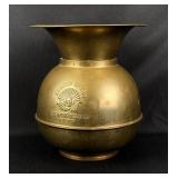 Redskin Chewing Tobacco Brass Spittoon