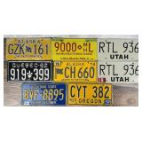 Collection Of License Plates