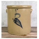 Red Wing 5 Gallon Birch Leaf Salt Glaze Crock