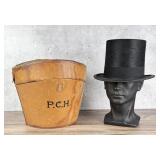 Antique Rosenbaum Beaver Felt Top Hat