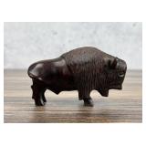 Mexican Carved Ironwood Buffalo