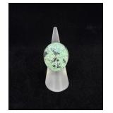 Faceted Green Stone Ring