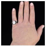 Sterling Silver Mother of Pearl Ring